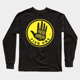 TIER ONE for black background Long Sleeve T-Shirt